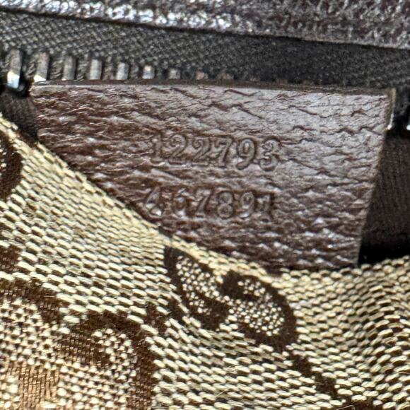 Gucci Bag GG Logo Supreme Guccissima Monogram Leather Crossbody Shoulder Tote - Picture 12 of 12